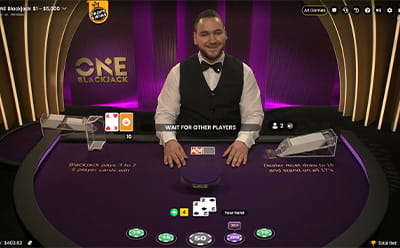 One Blackjack by Pragmatic Play, Played in Malta